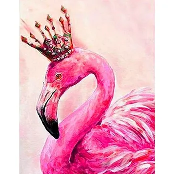 kreativní sada DIAMANTOVÁ MOZAIKA PLAMEŇÁK 09 - SLEVA -50%