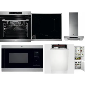 Set domácích spotřebičů AEG BSK792380M + AEG Mastery SenseBoil IAE64413XB + AEG Mastery DBB5660HM + AEG Mastery MSB2547D-M + AEG Mastery MaxiFlex FSE73507P + AEG TSC6M181ES