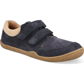 Dětská sportovní obuv Barefoot dětské tenisky Blifestyle - Skink velours breit marine modré Velikost: 32