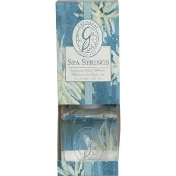 Aroma difuzér Greenleaf Vonný difuzér Spa Springs (minerální prameny) + ratanové tyčinky 124 ml
