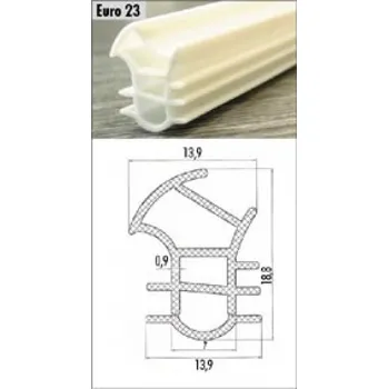 Vánoční dekorace VPD Těsnění do ocelových zárubní SILLEN EURO 23 zárubňový hnědá 5m