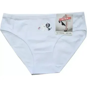 Dámské kalhotky do boků dvě kočičky bílé 20342 602/50