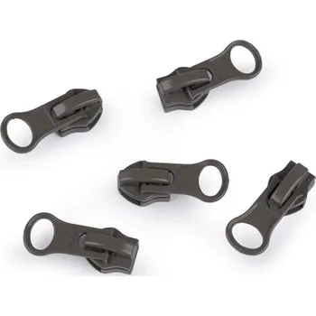 Zip Jezdec ke spirálovým vodědolným zipům No 7 5 kusů - 2 (G326) šedá