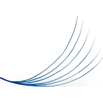 Umělé řasy Luxury Lashes 6D Premium Řasy v Hotovém Vějířku - MODRÉ Zakřivení umělých řas: CC, Délka umělých řas: 13 mm, Tloušťka řas: 007