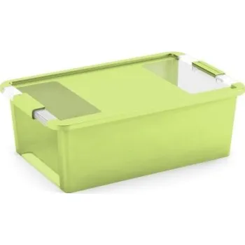 Úložný box Bi Box s víkem M zelená