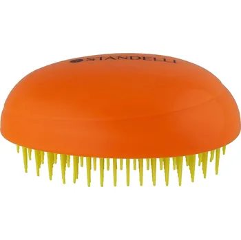 kartáč na vlasy Standelli professional Detangling brush Kartáč pro snadné rozčesávání vlasů oranžový 9,5x7 cm