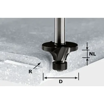 Fréza FESTOOL Zaoblovací fréza HW R3/D22 ss S12