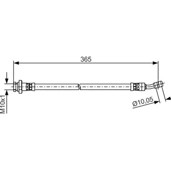 Brzdová hadice Brzdová hadice BOSCH 1 987 481 499