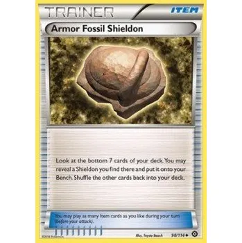 Volný čas Pokémon STS 098/114 Armor Fossil Shieldon - Steam Siege Stav: Excellent, Verze: NORMAL