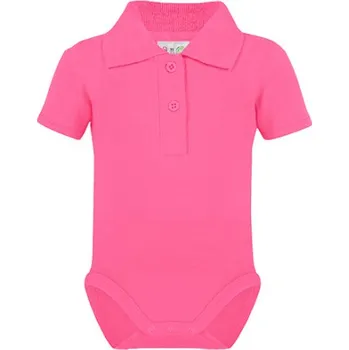 Kojenecký body Link Kids Wear Dětské body s límečkem X947 Cherry 86-92