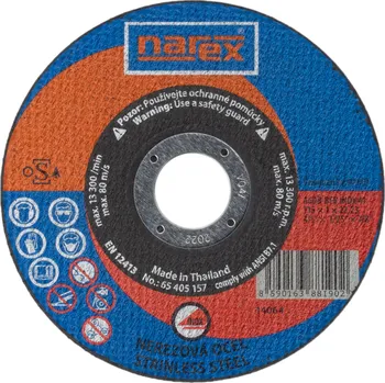 Řezný kotouč NAREX SET RK ø 115×1×22.2 A 60R-BFB INOX 41 - Řezný kotouč 2v1 pro řezání běžné a ušlechtilé oceli