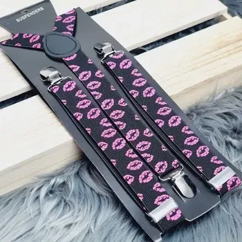 Kšandy Elastické kšandy s potiskem - pusa