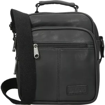Pánská kožená taška přes rameno černá Enrico Benetti Rotterdam 66619 - stylová a praktická s nastavitelným popruhem | Cooltovka.cz