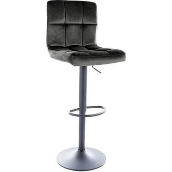Barová židle Barová židle C105 VELVET, Černý Bluvel 18/Černá