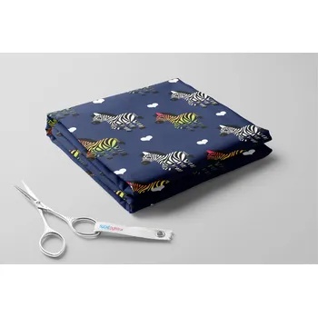 Softshell zimní, Zebry a srdíčka Barva: Modrá