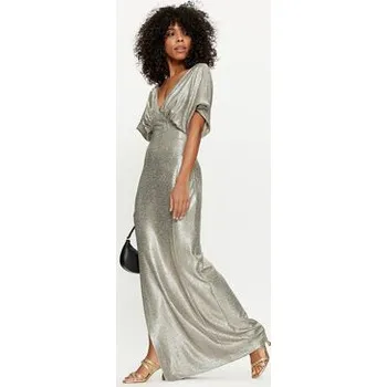 Dámské šaty Lola Casademunt by Maite Večerní šaty MS2416014 Zlatá Regular Fit XS