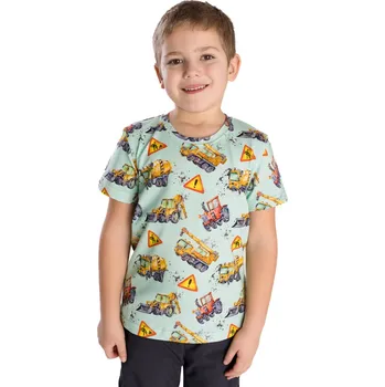 BETTY MODE Dětské tričko krátký rukáv, traktor na stavbě Velikost: 92
