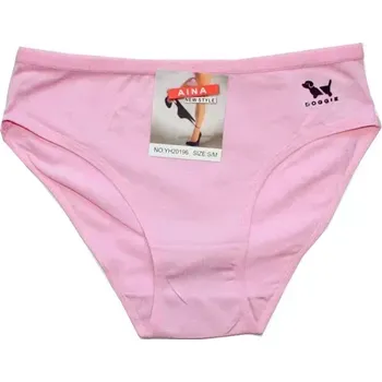Dámské kalhoty Dámské kalhotky do boků motiv DOGGIE (pes) růžové 20196