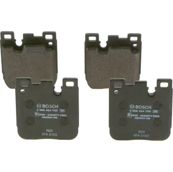 Brzdová destička Sada brzdových destiček, kotoučová brzda BOSCH 0 986 424 755