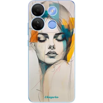 Pouzdro na mobilní telefon Odolné silikonové pouzdro iSaprio - Abstract Girl - Infinix Smart 7