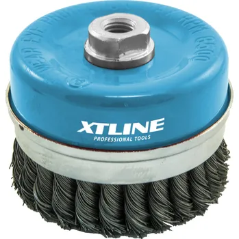 Brusný kartáč XTLINE Kartáč hrnkový copy M14 | 80 mm, Fe 0,5 mm