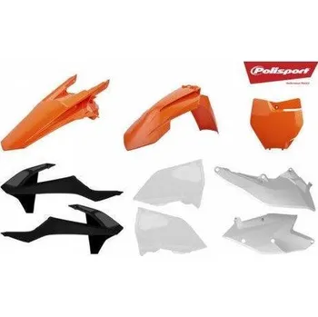 POLISPORT kompletní plasty KTM EXC/EXCF 17-19 barva OEM KTM EXC 125 rok 17-19