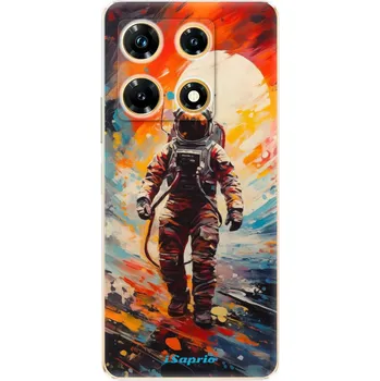 Telefonní příslušenství Odolné silikonové pouzdro iSaprio - Abstract Astronaut - Infinix Note 30 PRO