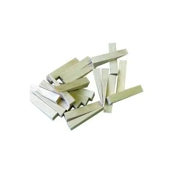 Klínky dřevěné špičaté 250 ks cca 0-7 mm