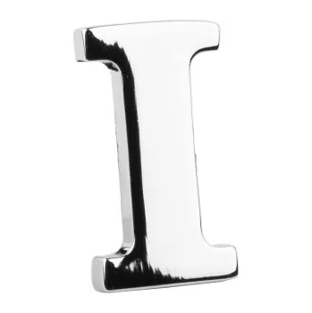 Brož Bubibubi Brož do klopy stříbrné písmeno I