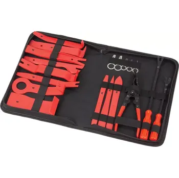 Nářadí pro automobil Přípravky na demontáž čalounění a příchytek, sada 19 dílů, Welzh (Welzh Werkzeug)