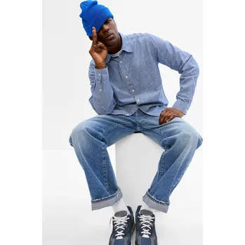 Pánská košile GAP Košile s dlouhým rukávem - Pánské GAP modrá 2501480