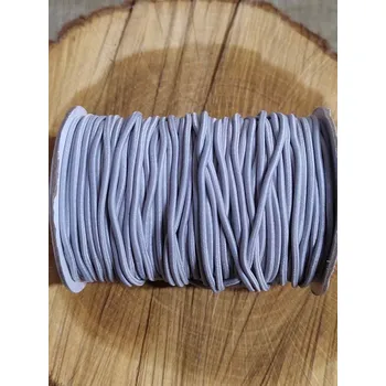 Textilie Kulatá pruženka Ø2 mm barva šedá světlá