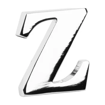 Brož Bubibubi Brož do klopy stříbrné písmeno Z