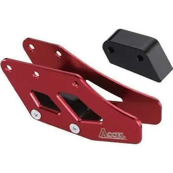 ACCEL vodítko řetězu HONDA CR 90-04, CRF 250/450 02-04, barva červená