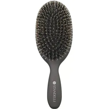 kartáč na vlasy Standelli professional Kartáč na vlasy s kančími a nylonovými štětinami černý 23 cm