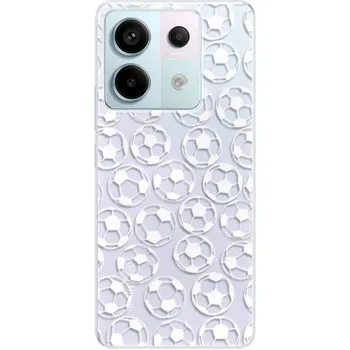 Pouzdro na mobilní telefon Odolné silikonové pouzdro iSaprio - Football pattern - white - Xiaomi Redmi Note 13 Pro 5G / Poco X6 5G