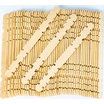 Vánoční dekorace DŘÍVKA DEKORAČNÍ NATURAL S VÝŘEZY