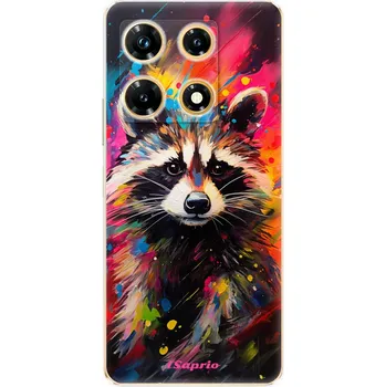 Pouzdro na mobilní telefon Odolné silikonové pouzdro iSaprio - Abstract Racoon - Infinix Note 30 PRO