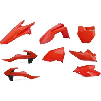 POLISPORT kompletní plasty KTM SX 125/150, SXF 250/350/450 16-18, barva oranžová fluo KTM SX 125 rok 16-18