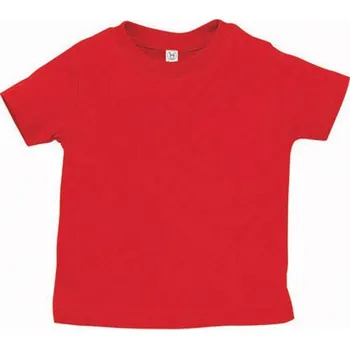 Chlapecké tričko Rabbit Skins Dětské triko 3322EU Red 6 months