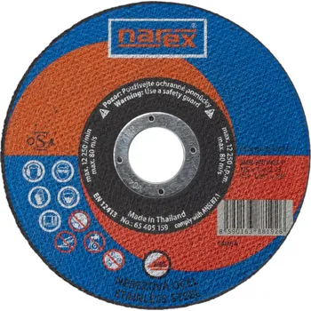 Řezný kotouč NAREX RK ø 125×1×22.2 A 60R-BFB INOX 41 - Řezný kotouč 2v1 pro řezání běžné a ušlechtilé oceli