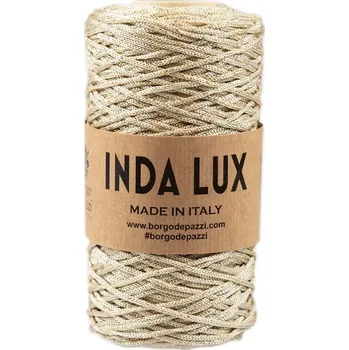 Příze Borgo de Pazzi Inda lux 2 Krémová (Špagátová příze Inda lux 2 Panna)