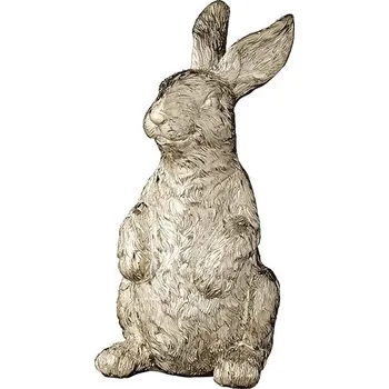 Velikonoční dekorace LENE BJERREVelikonoční dekorace - Stojící králík zlatý, 11 cm