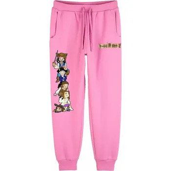 Dívčí růžové tepláky Piráti z Karibiku Cartoon Velikost: 128 - 7/8let