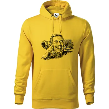 Dámská mikina Mikina - Václav Havel Barva: Žlutá (04), Velikost: XXL, Střih: Pánské
