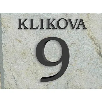 Domovní číslo Design "Beach Plast 210 x 148 mm (A5) tl. 2 mm - Imitace mramor - Kód: 06634
