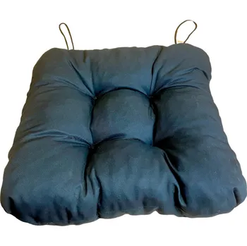 Podsedák TiaHome Podsedák na židli černý 40x40cm