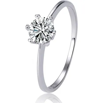 Prsten NUBIS® Stříbrný zásnubní prsten - velikost 54 - NB-5537-54