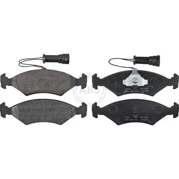 Brzdová destička Sada brzdových destiček, kotoučová brzda A.B.S. 36459