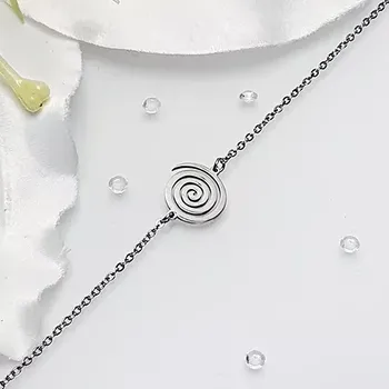 Náramek Dámský ocelový náramek - spirála